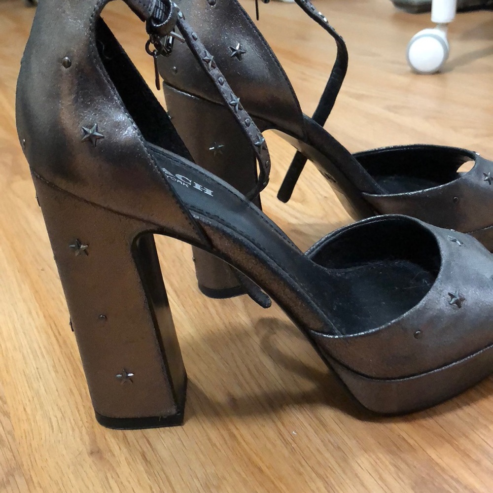 New Coach high heel sandal